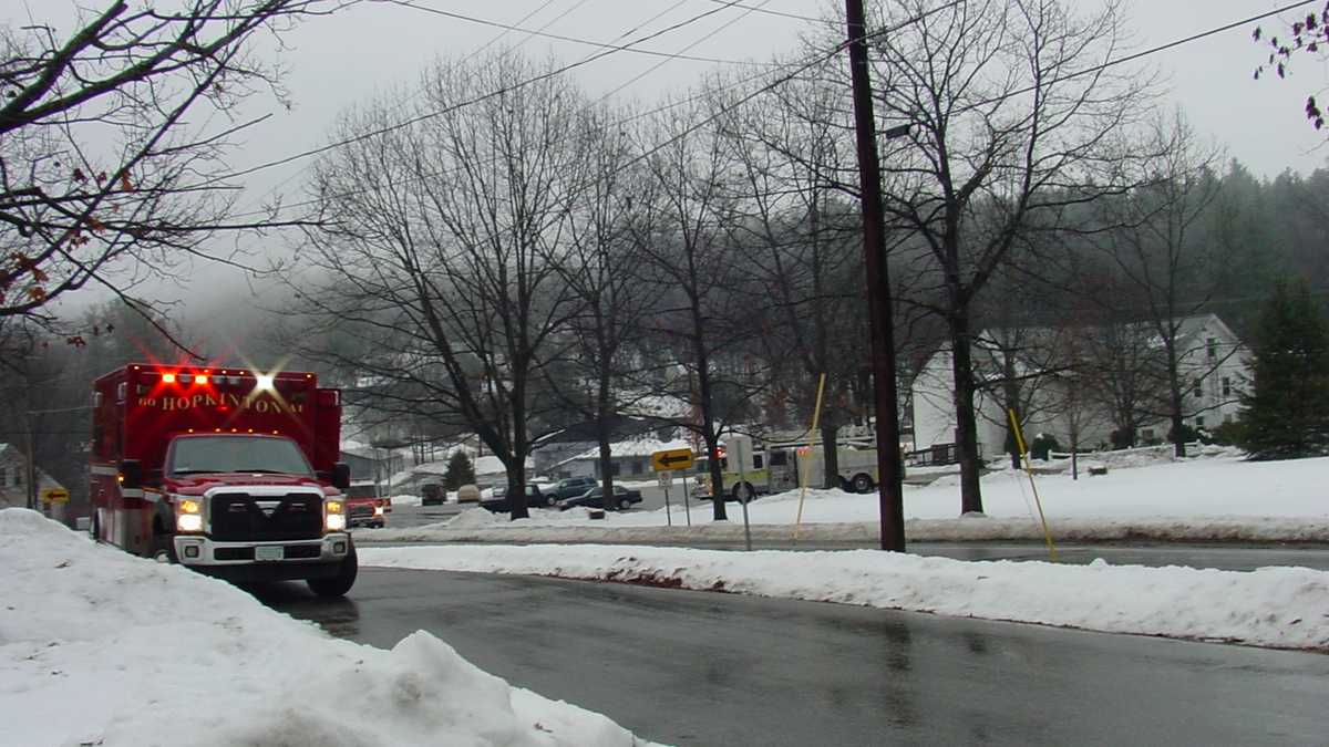 Photos Fire rips through Henniker building