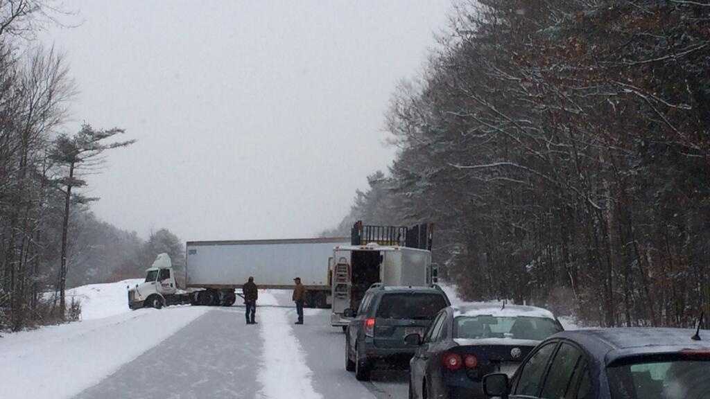 Photos: Slick conditions cause several crashes Thursday