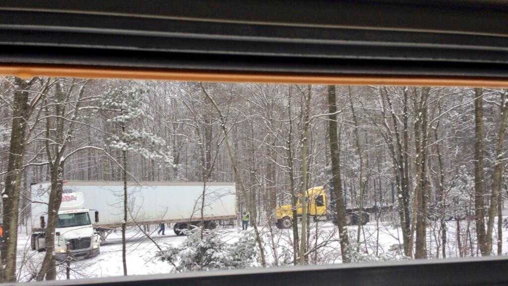 Photos: Slick conditions cause several crashes Thursday