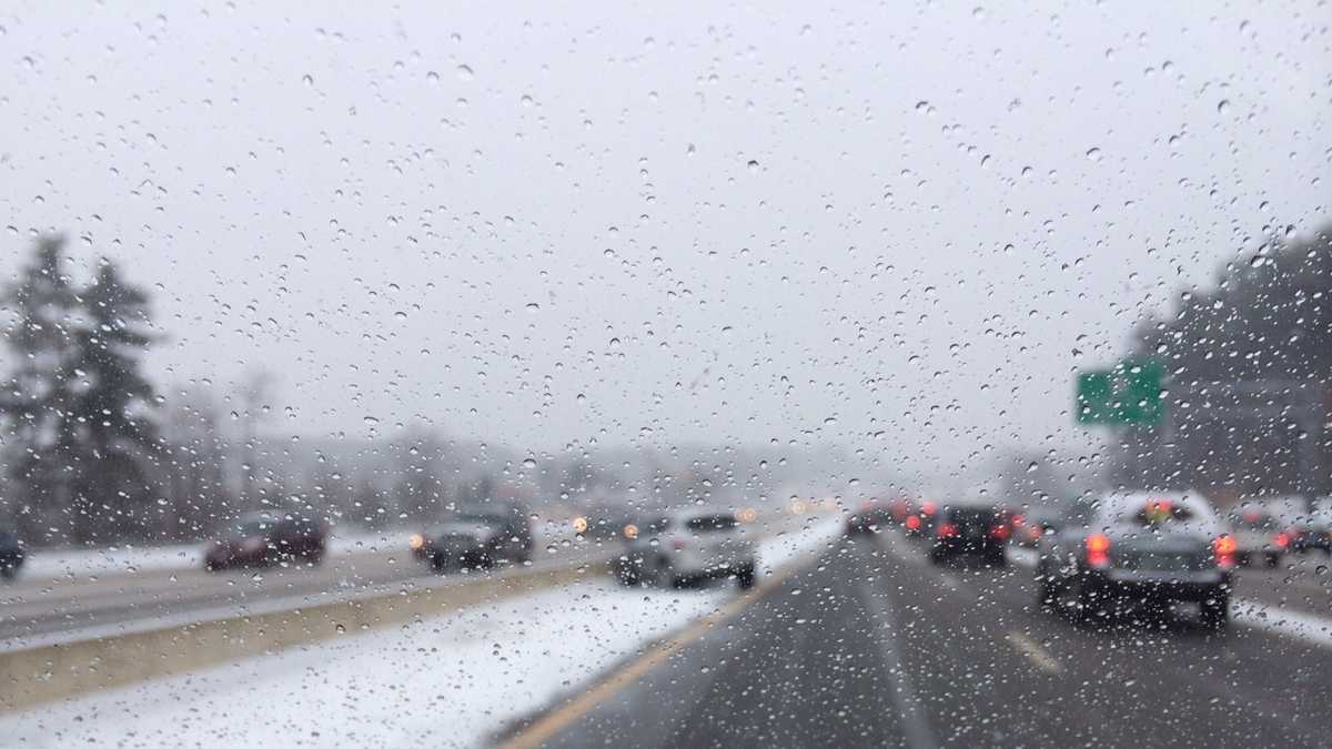 Photos: Slick conditions cause several crashes Thursday