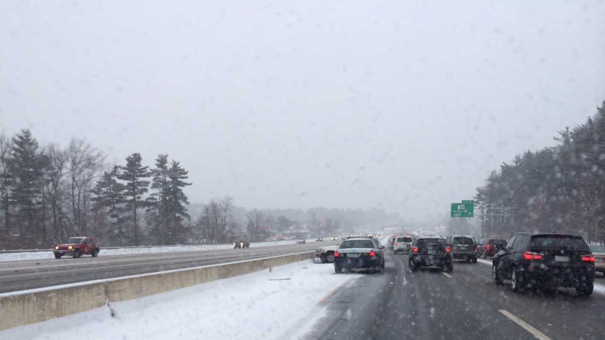 Photos: Slick conditions cause several crashes Thursday