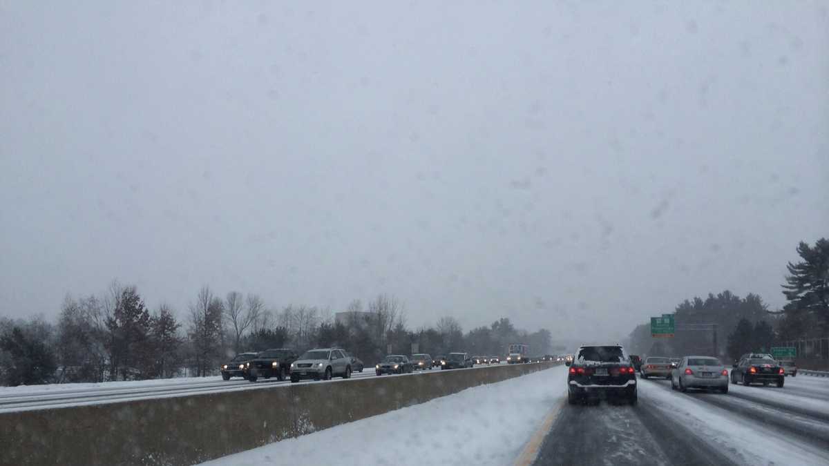 Photos: Slick conditions cause several crashes Thursday