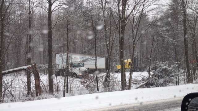 Photos: Slick conditions cause several crashes Thursday