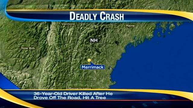 Man dies after crashing into tree