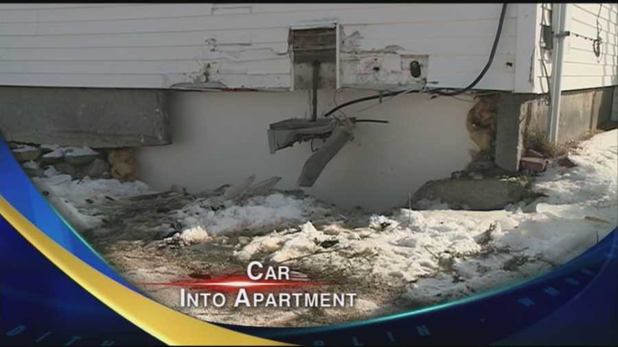Alleged drunk driver slams into building