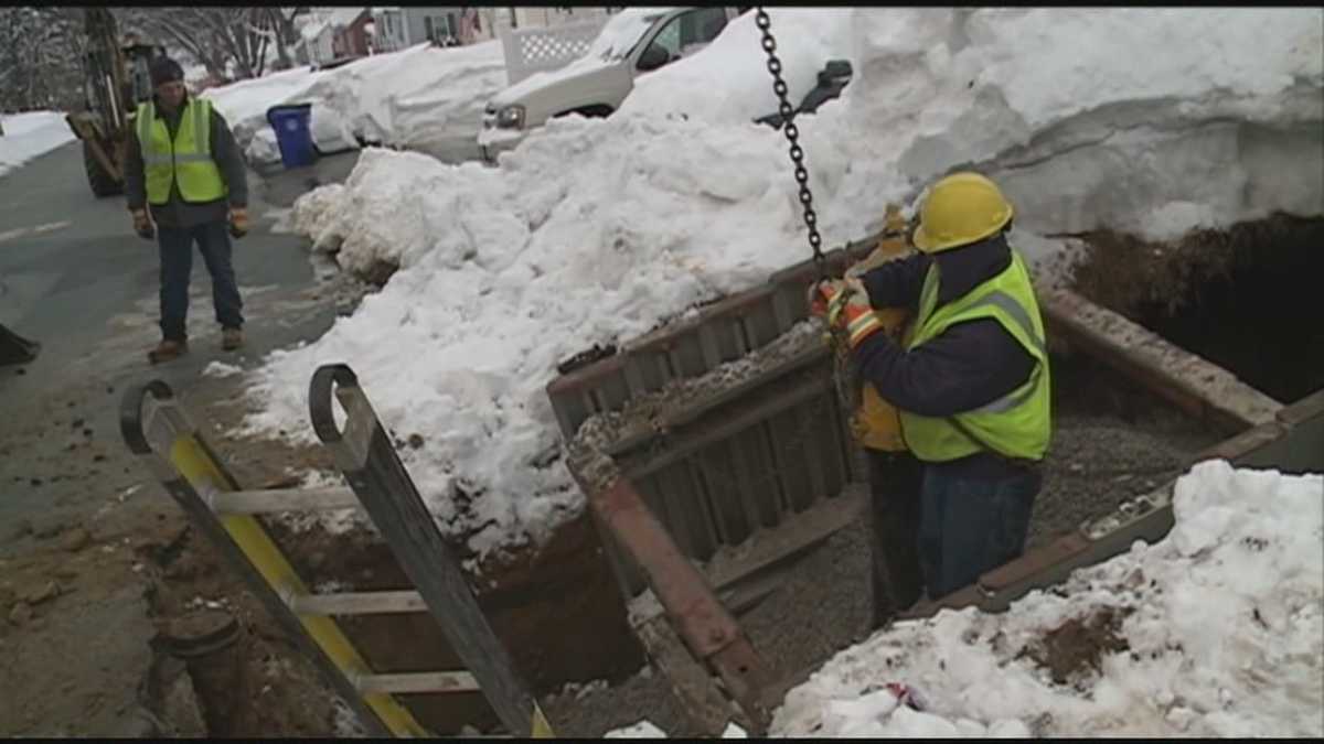 Snow piles high in Granite State from recent storms
