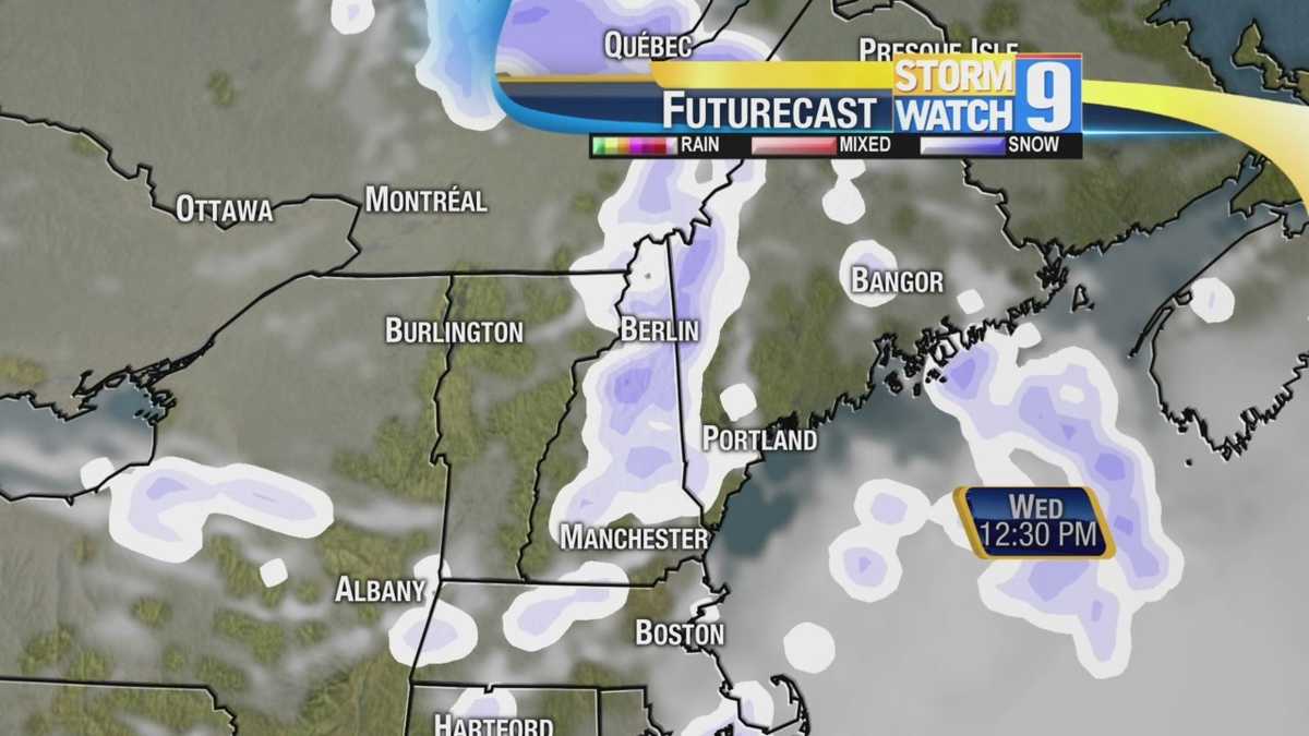 Possible snow showers, squalls on Wednesday