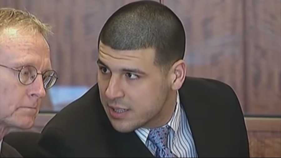 Aaron Hernandez was indicted on murder charges in connection with the deaths of two men in Boston in 2012.