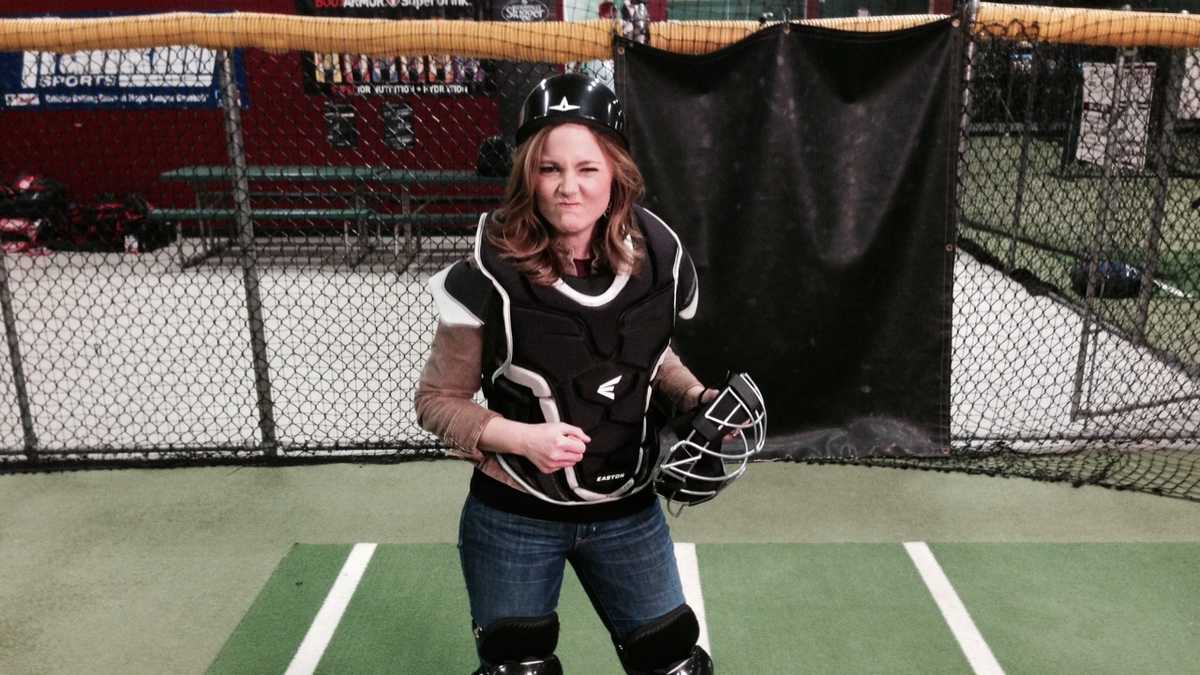 Photos NH Chronicle at the batting cages