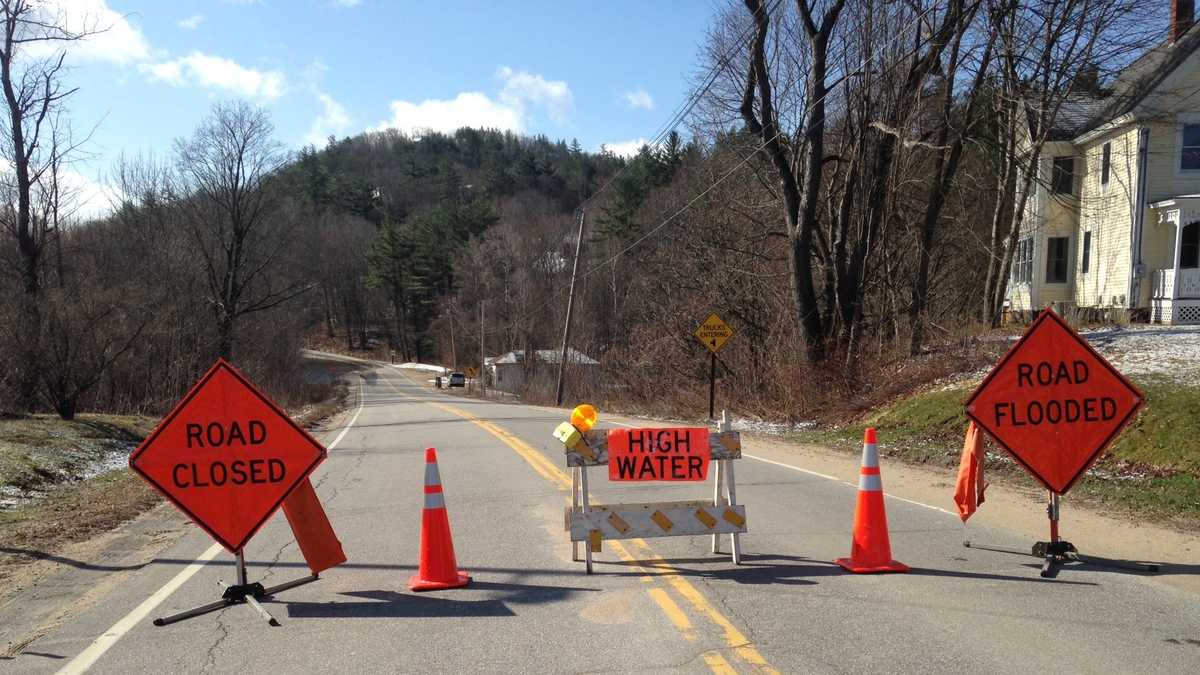 Images Flooding Forces Road Closures