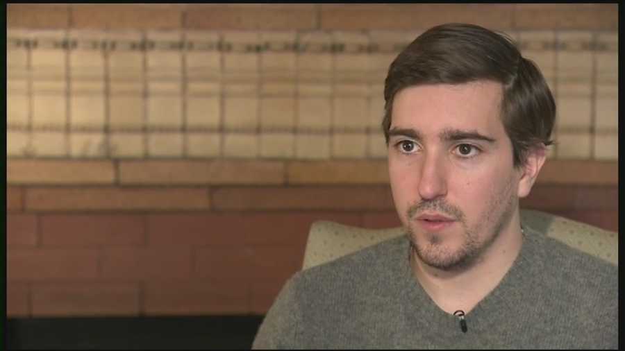 Jeff Bauman, who survived the Boston Marathon bombing in 2013, has promised he will be at the finish line in 2014 to cheer on the team running for him.