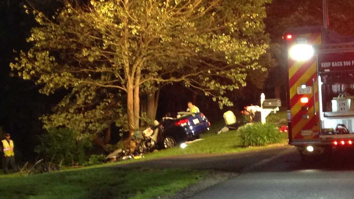 Car slams into tree, driver flown to hospital