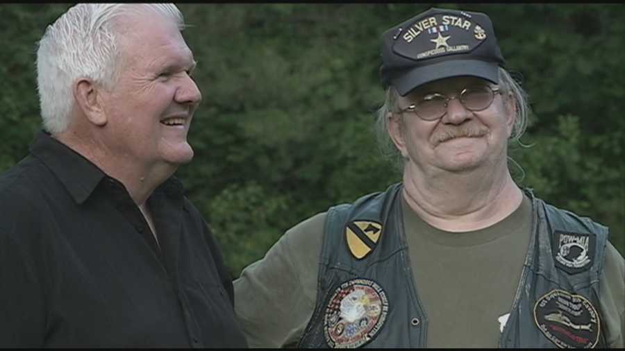 Facebook brought two Vietnam veterans together, decades after one saved the other's life on the battlefield. WMUR's Jean Mackin reports.