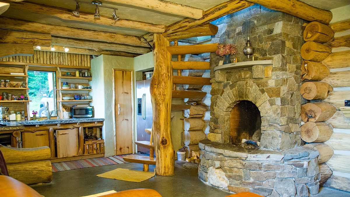 Mansion Monday Littleton home featuring handcrafted stone, log work