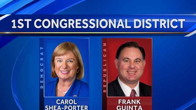 Republican Frank Guinta is challenging Rep. Carol Shea-Porter in the general election.