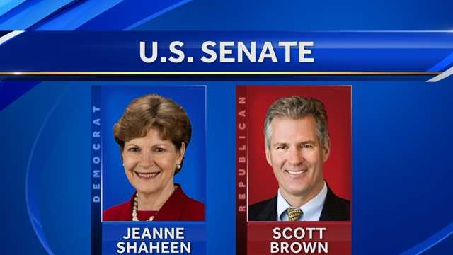 Republican Scott Brown is challenging Sen. Jeanne Shaheen in the general election.
