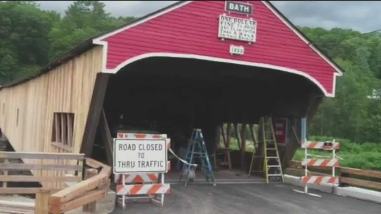 Longest covered bridge in NH set to reopen Thursday