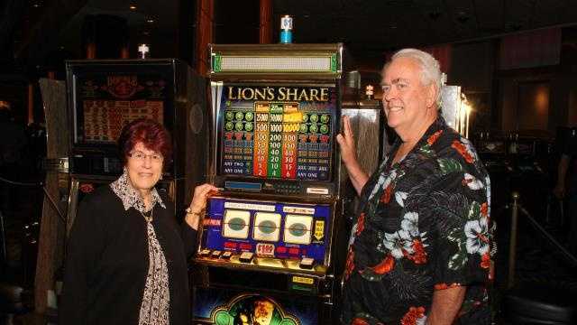 A Chester, New Hampshire, couple are $2.4 million richer after winning the jackpot from a slot machine on the Las Vegas Strip.