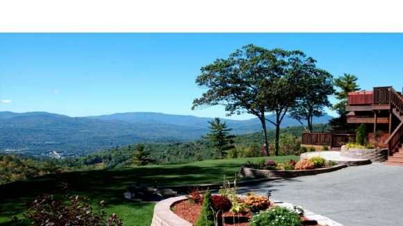 It sits atop a mountaintop on 477 acres of land and nearly 12,000 square feet of finished space.