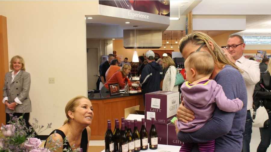Kathie Lee Gifford, Emmy-winning co-host of the fourth hour of NBC’s The Today Show shared her newly-released series of GIFFT wines with NH Liquor & Wine Outlet customers on Saturday.
