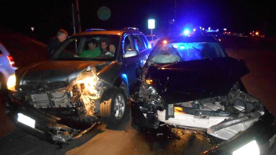 Car crash sends four to hospital