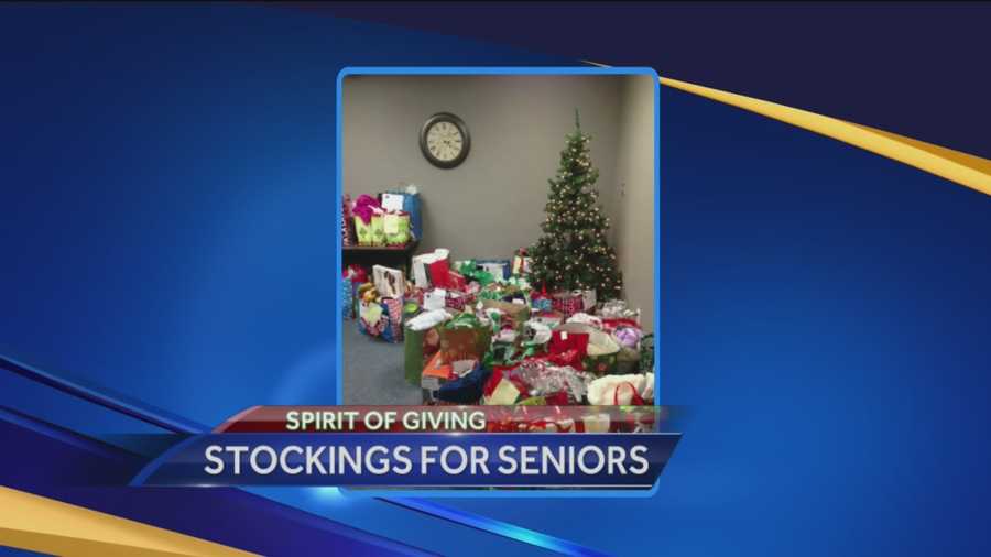 The group Stockings for Seniors connects with hundreds of seniors over the holidays.