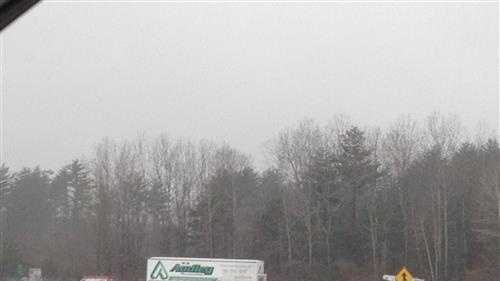 Images: Slick roads cause several crashes