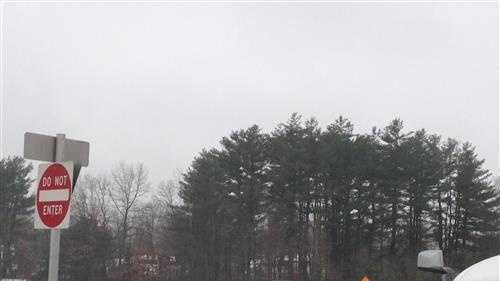 Images: Slick roads cause several crashes