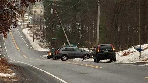 Images: Slick roads cause several crashes