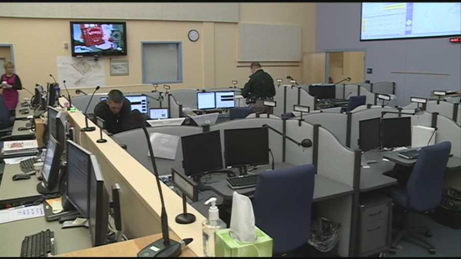 Black ice made driving and even walking treacherous, but officials who opened the Emergency Operations Center in Concord at 4 p.m. said they are focused on power outages. WMUR's Amy Coveno reports.