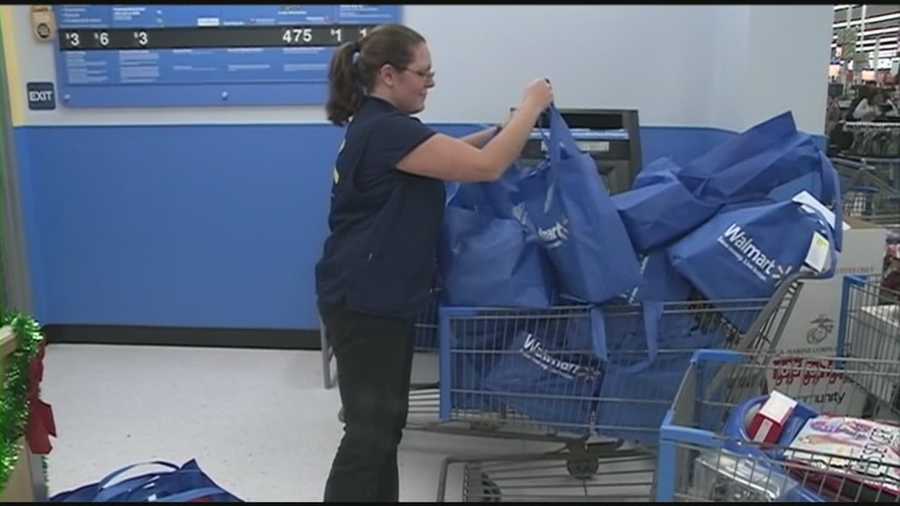 WMUR-TV lends a hand to help the New Hampshire Food Bank through the Spirit of Giving food drive.
