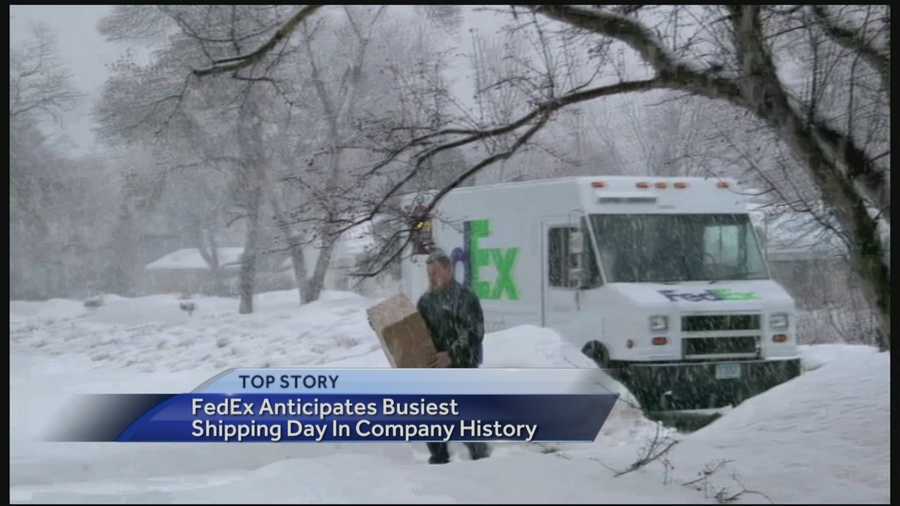 The U.S. Postal Service, Fed-Ex and UPS are all gearing up for what is expected to be the busiest shipping day of the year.
