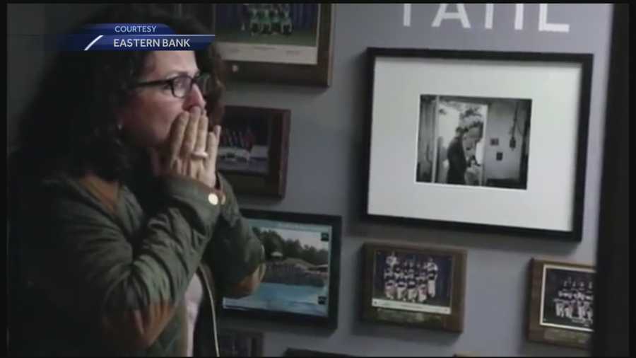 A huge shock for a New Hampshire business owner -- Her bank recently surprised her with a makeover for her restaurant.