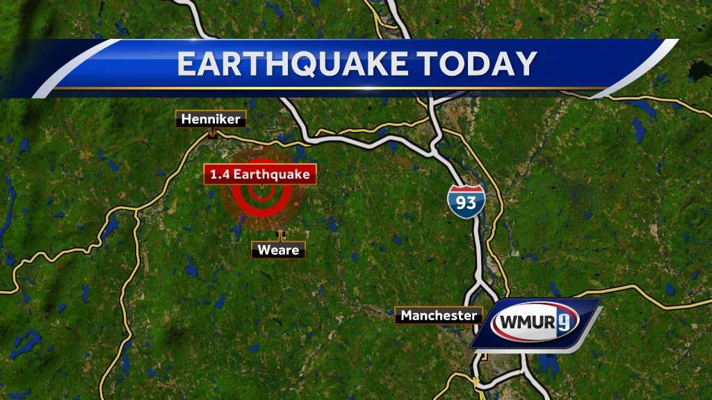 Small earthquake recorded in Henniker area