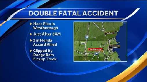Cars crash after hitting deer, injuring 3 people in Westborough 