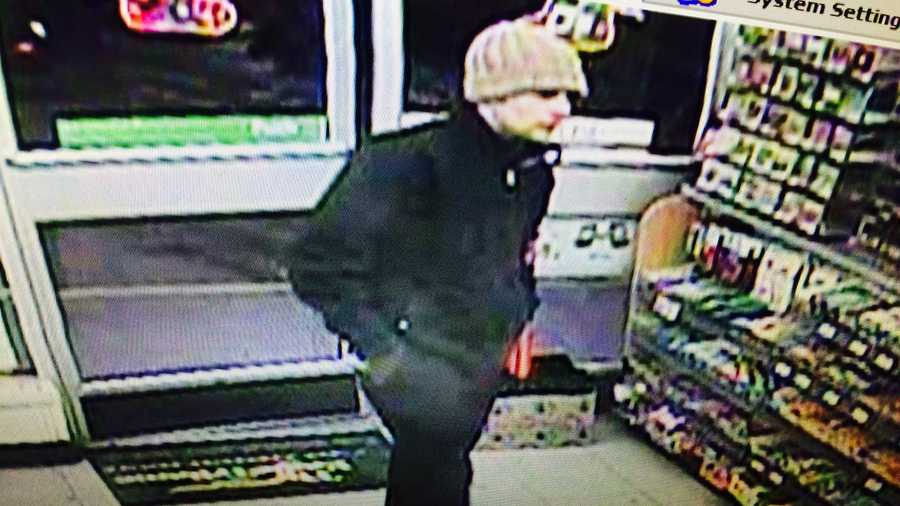 Police in Salem are looking for a man whom they say stole a rack of lottery tickets from a gas station, then cashed in a number of winning tickets about an hour later at another store.
