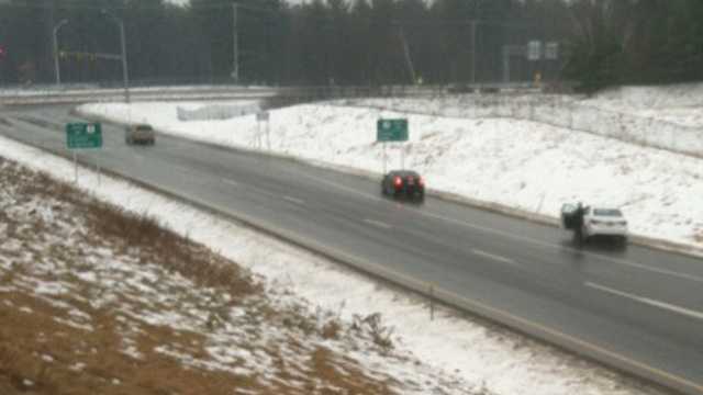 Images: Icy roads lead to dozens of accidents