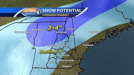 Wintry mix makes way for rain, then snow in NH
