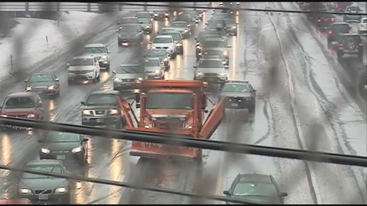 DOT salts roads after ice storm hits NH Sunday