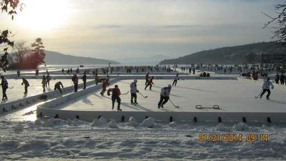Lace up your skates for the New England Pond Hockey Classic.