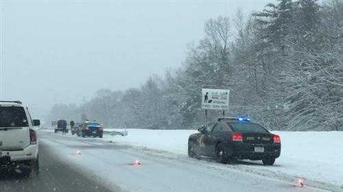 Images: Saturday's snow caused accidents