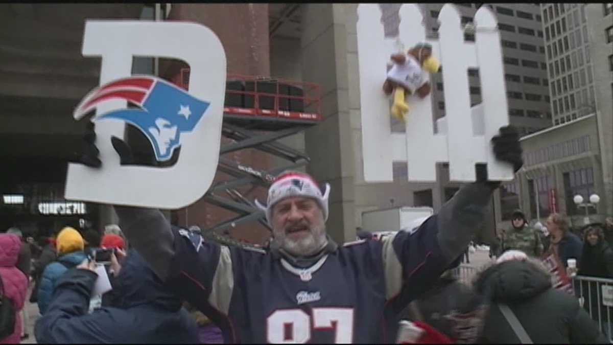 Boston hosts send-off rally for Super Bowl-bound Patriots