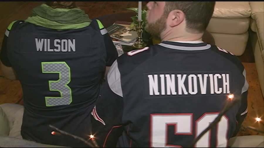 Portsmouth couple disagree as to which team will win this Superbowl Sunday.
