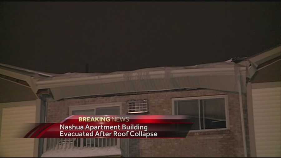 The Nashua Fire Department responded to a partial roof collapse on Congress Street Wednesday. WMUR's Stephanie Woods has the story.