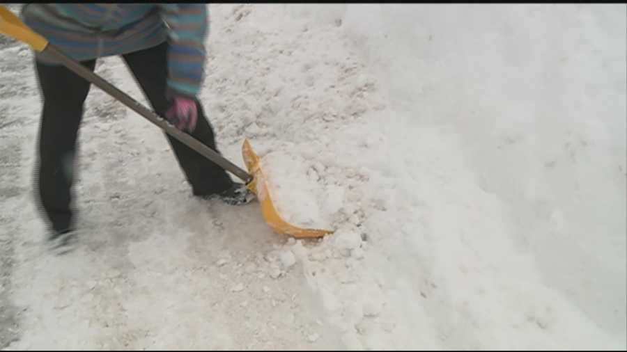 Many Granite Staters were back out clearing sidewalks and driveways Sunday. With more snow in the forecast, doctors are urging people to be careful. WMUR's Kristen Carosa has more.