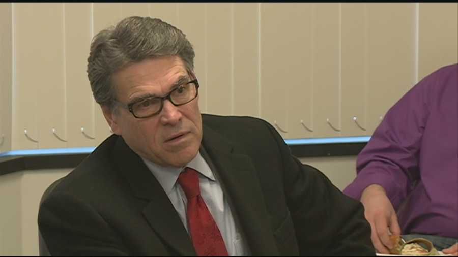 Former Texas Gov. Rick Perry was back in New Hampshire on Wednesday as he appeared to move closer to another run for the White House.