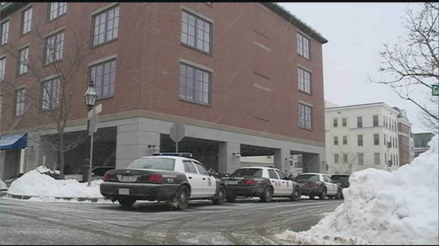 A man wanted by the Army for desertion who barricaded himself in a downtown Portsmouth hotel has surrendered, police said.