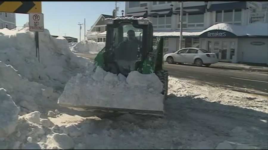 Towns along the coast of New Hampshire that have been buried by storm after storm this winter were preparing for more blizzard conditions over the weekend.
