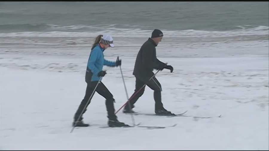 There have been quite a few opportunities for Granite Staters to check out the ocean during severe weather this winter. Saturday was no exception.