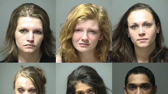 Manchester police say an investigation into prostitution in the Queen City led to the arrest of six people.